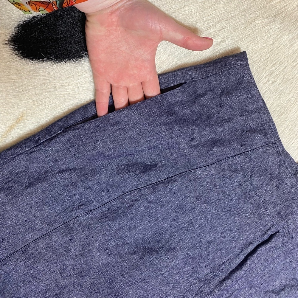 Poetry 100% linen cropped pants - Picture 4 of 9
